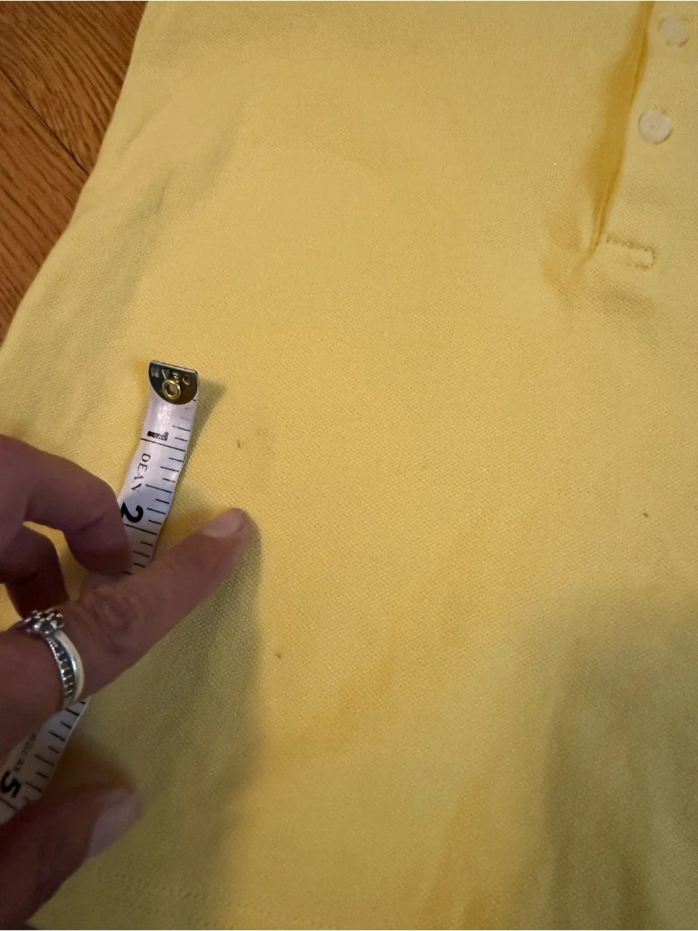 Ralph Lauren Yellow Halter Polo Tank with Blue embroidered logo size M 8-10